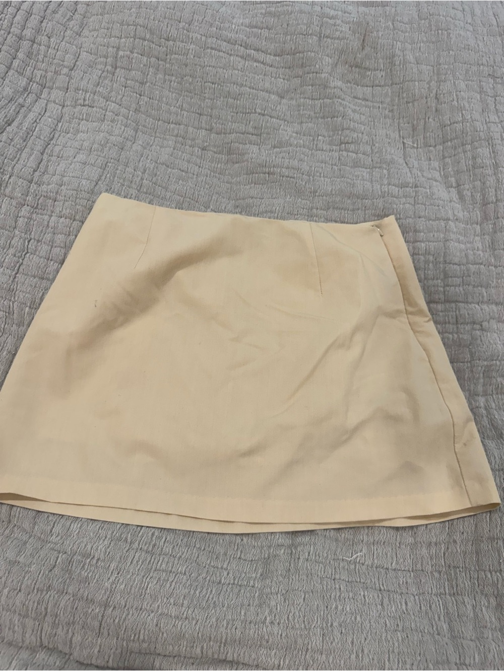 Princess Polly Soft Cream Mini Skirt